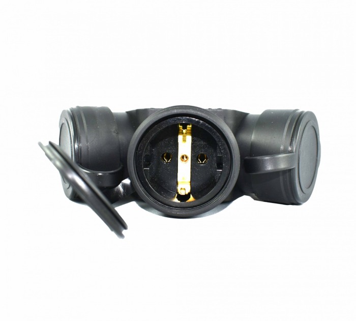 CUPLA TRIPLA CAUCIUC CU CAPAC ATRA (Y) 7125 - Imagine produs en-gros [2]