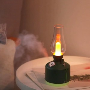 Difuzor de Aromă  tip lampa Retro  LA-0621  cu Lumină dimabila calda tip  Flacără - Imagine produs en-gros [1]