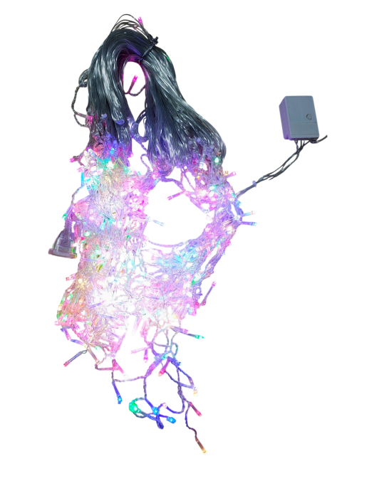 Instalație Franjuri Exterior 25m – 640 LED-uri Multicolor [6]