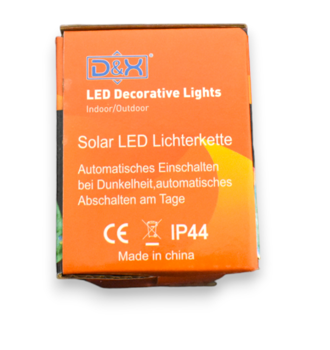 Instalatie de lumini solara stelute color - Imagine produs en-gros [3]