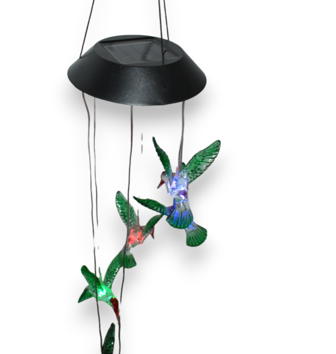 Instalatie solara cu Clopotei de vant colibri - Imagine produs en-gros [3]