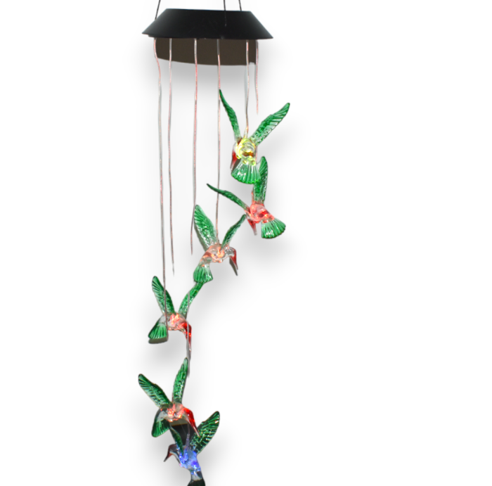 Instalatie solara cu Clopotei de vant colibri - Imagine produs en-gros [5]