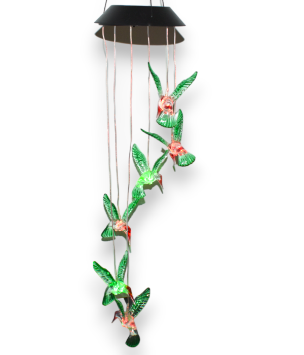 Instalatie solara cu Clopotei de vant colibri - Imagine produs en-gros [4]