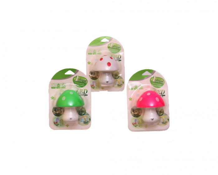 Lampa de veghe ciuperca led 1W cu senzor de noapte [5]