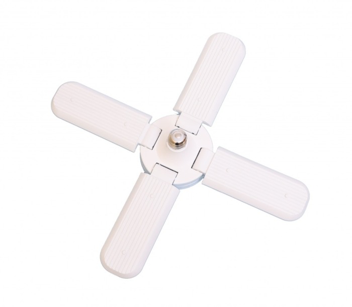 Lampa LED cu 4 brate mobile ajustabile tip ventilator 80w 6000k - Imagine produs en-gros [2]