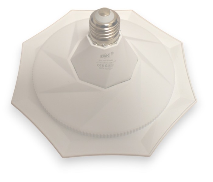 Lampa LED cu soclu E27 48W model diamant - Imagine produs en-gros [3]