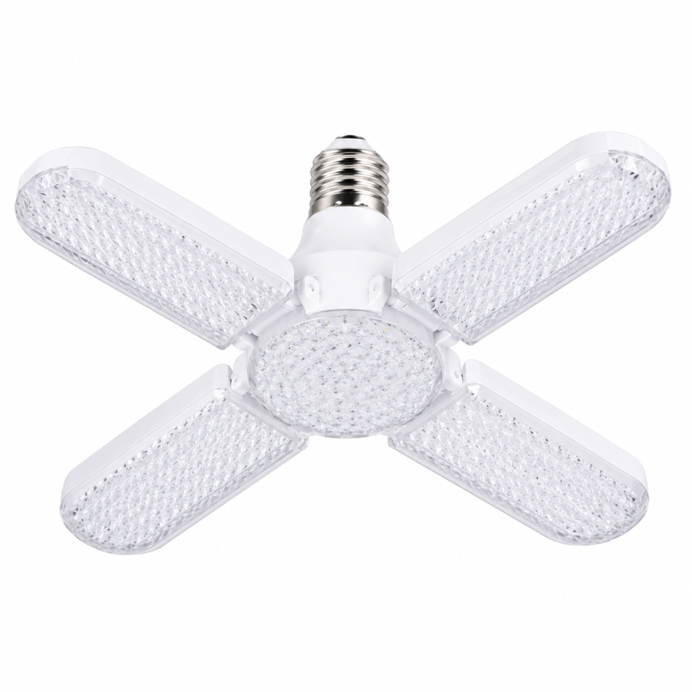 Lampă LED E27 40W cu 4 brațe pliabile transparente 6500K model KK-016 pentru garaj și atelier [3]