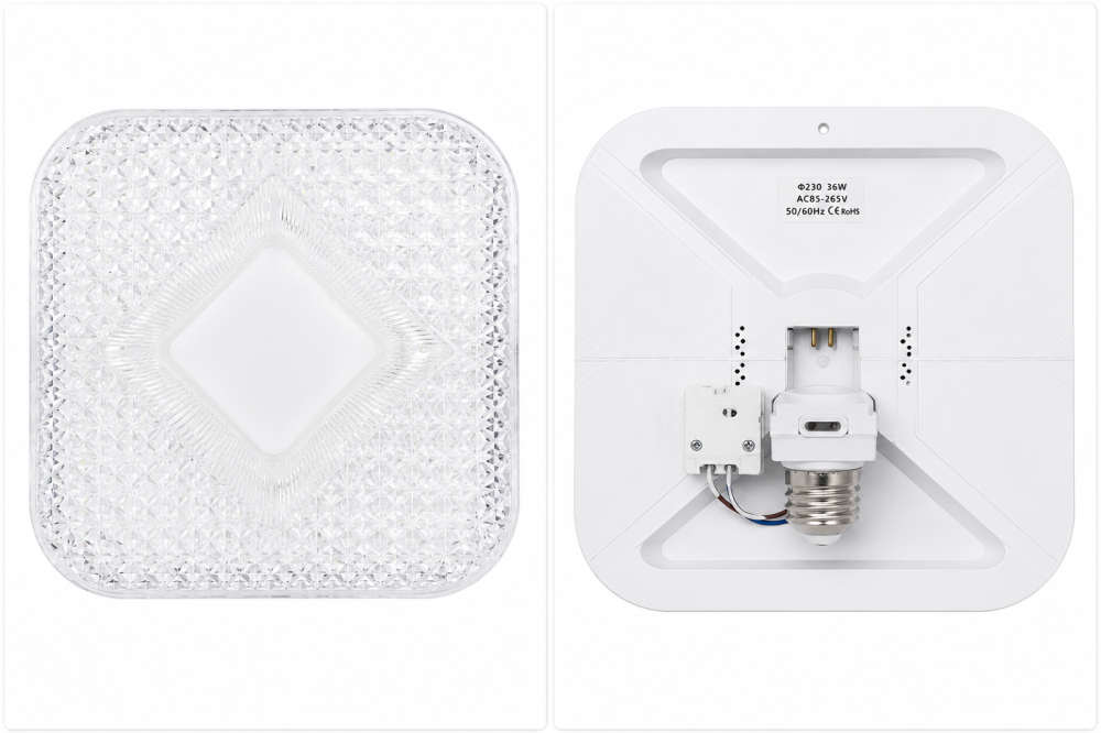 Lampă LED UFO pătrată 36W 6500K [4]