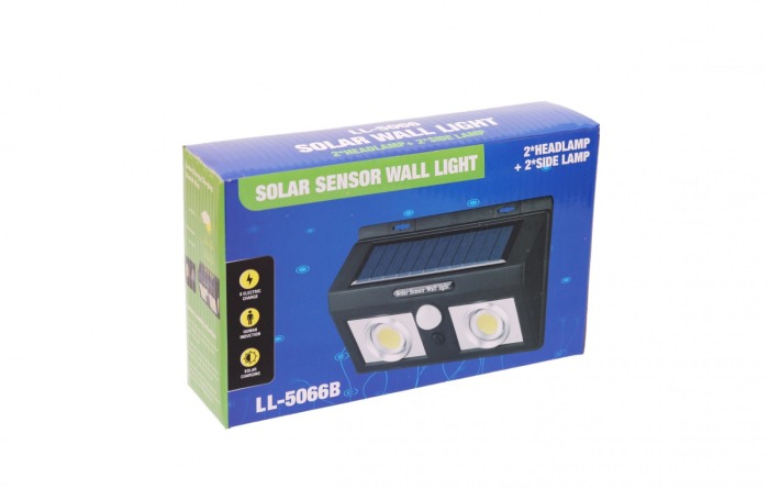 Lampa solara cu senzor de miscare LL-5066, LED COB, 2400 mAh - Imagine produs en-gros [3]