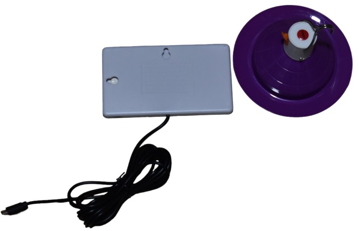 Lampa solara de camping UFO portabila cu  panou detasabil Culoare - mov - Imagine produs en-gros [2]