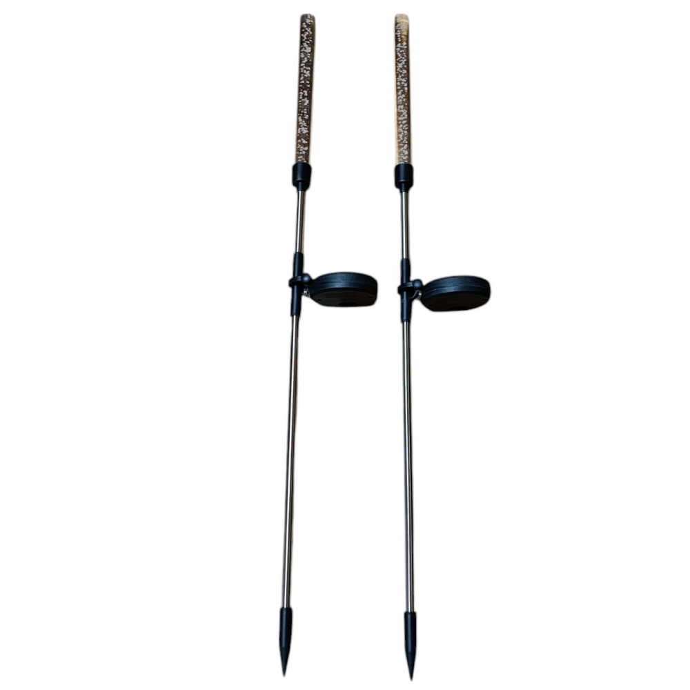 Set 2 Lampi Solare LED Tub cu Bule, Lumina Rece, Inaltime 73cm - Imagine produs en-gros [5]