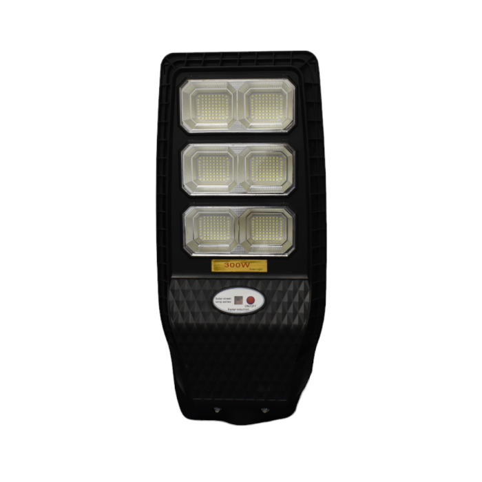 Lampa Solara Stradal  JX-9990 300W Iluminat Perimetral  Incarcare Rapida 6500K  Panou 6V 15W  Acumulator 3,2V 12Ah si Telecomanda - Imagine produs en-gros [1]