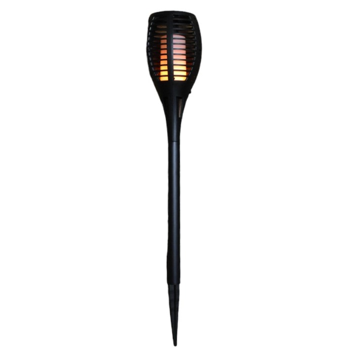 Lampa solara tip torta cu efect flacara 57 X 10 cm 4 la Set - Imagine produs en-gros [7]