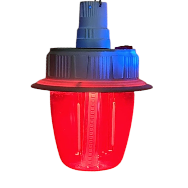 Lampa solara XG-T38, cu acumulator ,3x LED, 57x SMD, 6 led x RGB , functie de incarcare, carlig fixare [5]