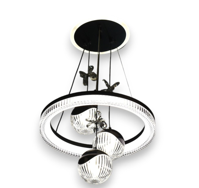 Lustra led circulara ajustabila cu 3 globuri 68W 3000K/4000K/6500K A135 - Imagine produs en-gros [5]