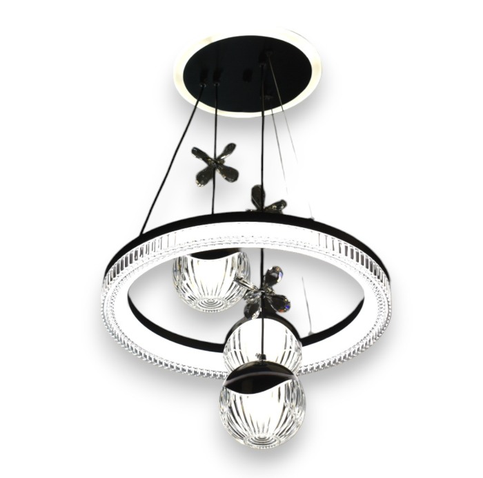 Lustra led circulara ajustabila cu 3 globuri 68W 3000K/4000K/6500K A135 - Imagine produs en-gros [4]