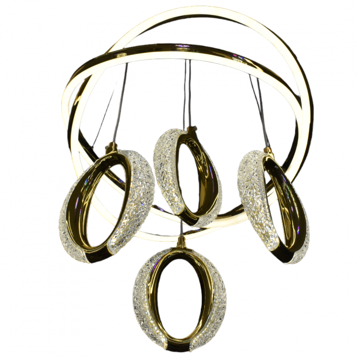 Lustra led circulara tip pendul 114W  3000K 4000K 6500K A415 [3]