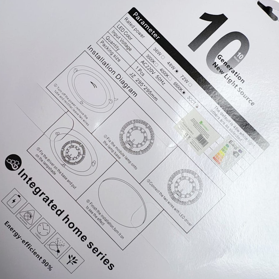 Modul Led rezerva cu trei culori pt Aplica 48W 6500K 4000K 3000K - Imagine produs en-gros [4]