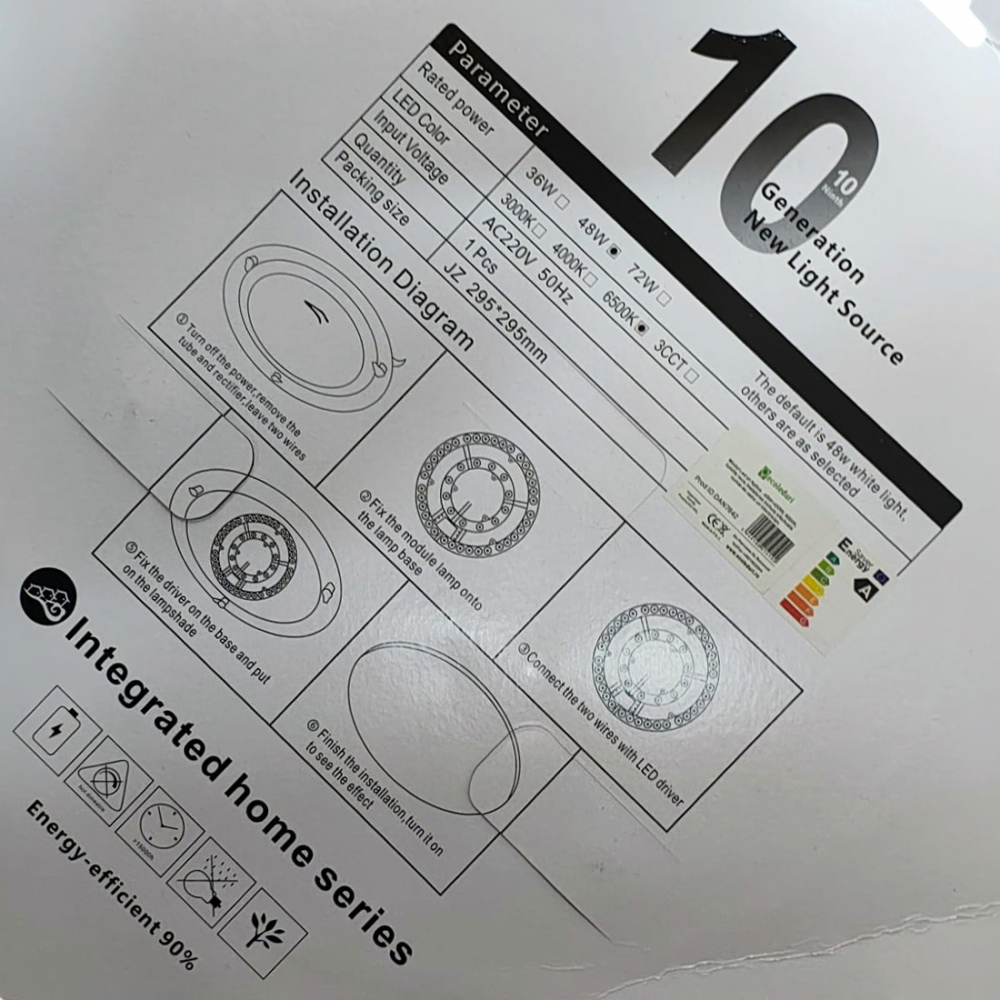 Modul Led rezerva pentru aplica 48W 3500K - Imagine produs en-gros [4]