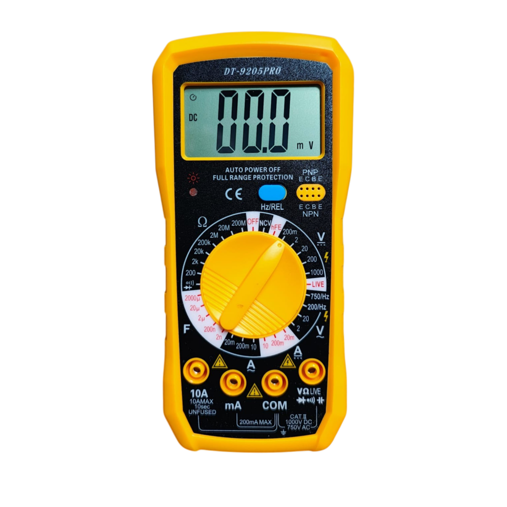 Multimetru Digital DT-9205pro – Aparat Profesional de Măsură Electrică [3]
