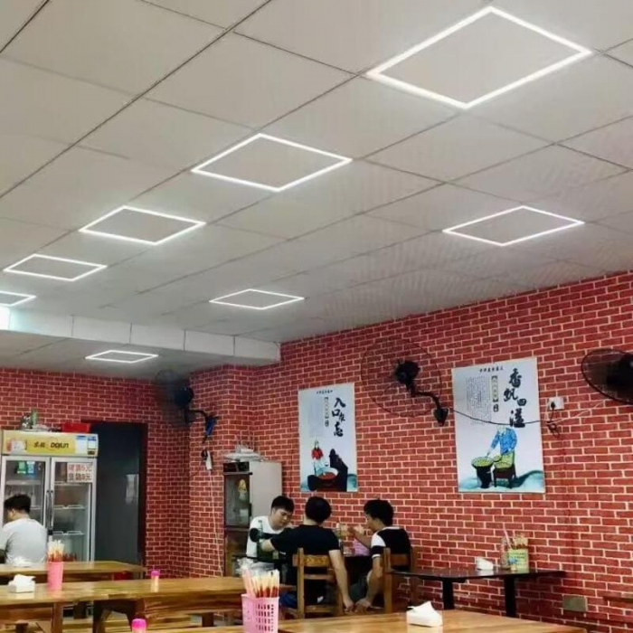 Panou LED Tip Ramă 48W 60x60cm, Ramă Albă, Metal 27mm [5]