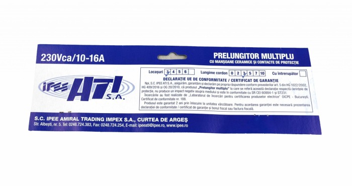 Prelungitor IPEE 3M3P - Imagine produs en-gros [3]