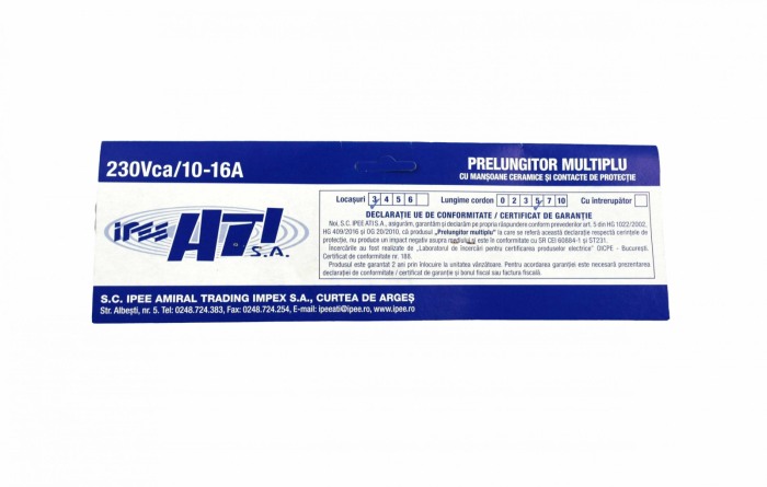 Prelungitor IPEE 5M3P - Imagine produs en-gros [3]