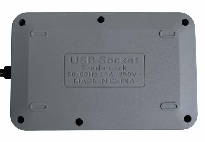 Prelungitor cu priza Schuko T22-1 ,cu 6 Huburi USB si power switch , 2 m [4]