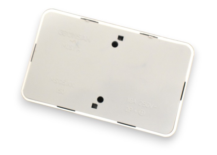 Priza dubla cu contact de protectie Misya - Imagine produs en-gros [3]