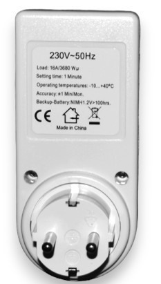 Priza programabila digitala 3500W 16A - Imagine produs en-gros [3]