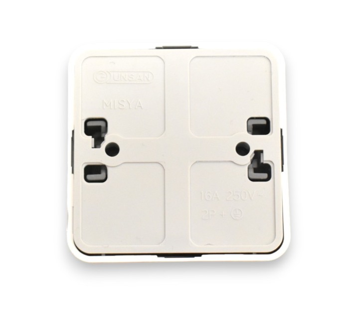 Priza simpla cu contact de protectie Misya - Imagine produs en-gros [3]
