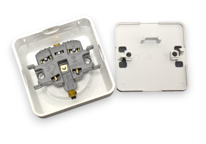 Priza simpla cu contact de protectie Misya - Imagine produs en-gros [2]