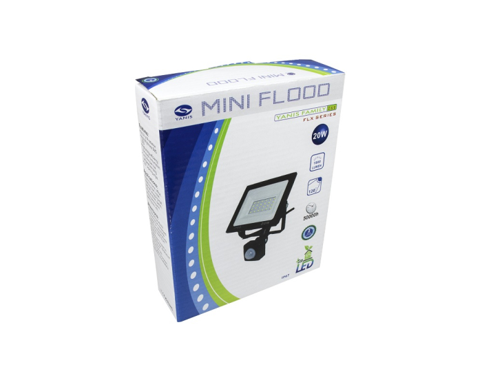 Proiector Led 20 W cu senzor de lumina si miscare , exterior IP66 , slim , 6500k [3]