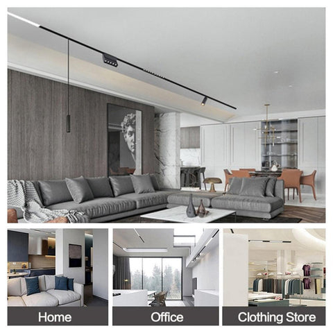 Proiector LED pentru Șină Magnetică U26/GD-20, 20W, 4000K, Unghi lumina 24°, Chip OSRAM, 48V [10]