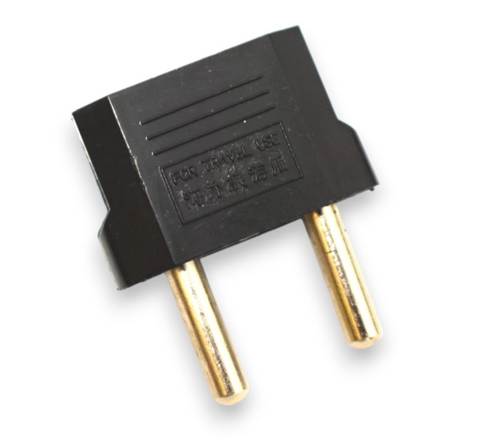 Stecher adaptor fara contact de protectie plat - Imagine produs en-gros [4]