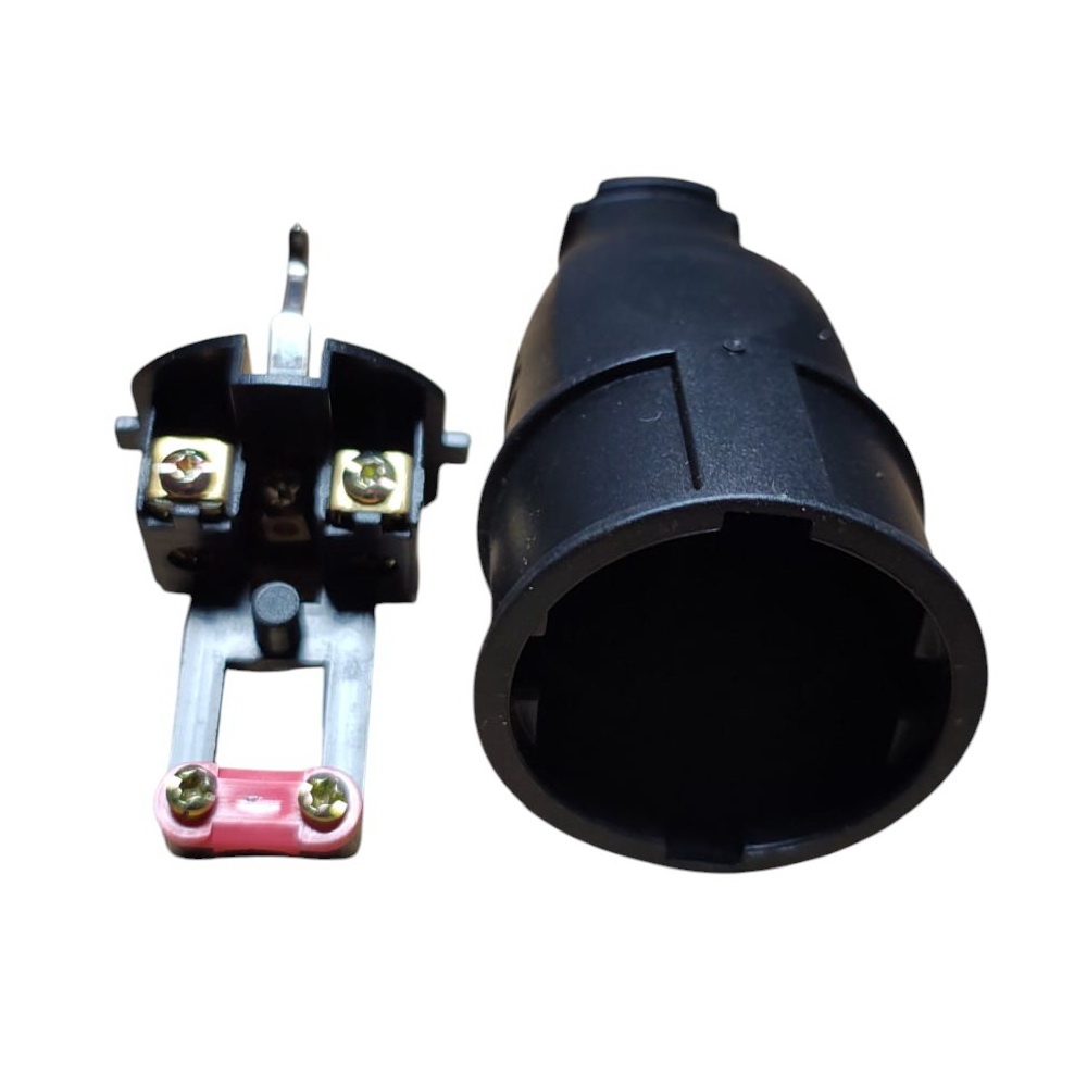 Stecher + Cuplă Schuko cauciuc 16A 250V model 335A/335B set 10 bucăți [4]