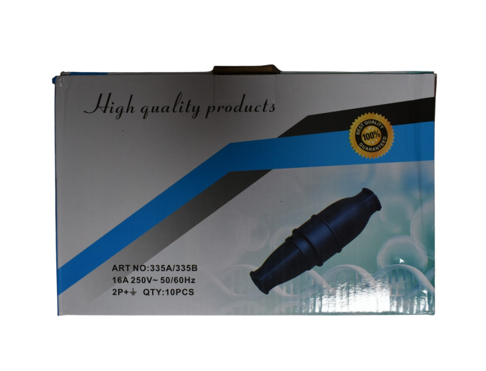 Stecher + Cuplă Schuko cauciuc 16A 250V model 335A/335B [6]