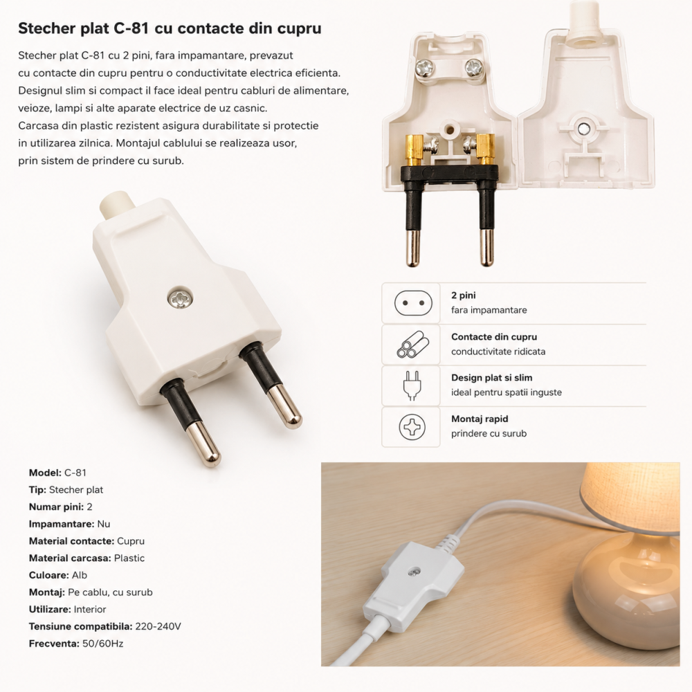 Stecher-plat-C-82-cu-2-pini-contacte-cupru [3]