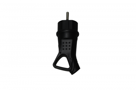 Stecher Schuko cauciucat cu inel (de extragere) YW-7391 - Imagine produs en-gros [3]