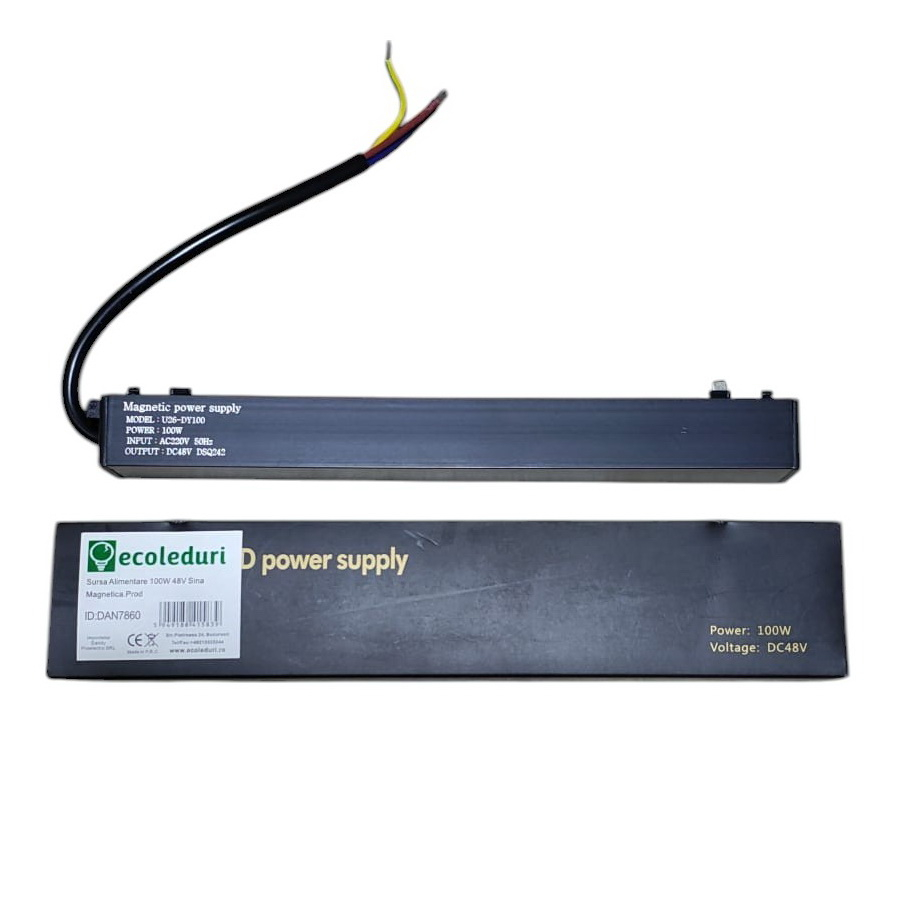 Sursa de alimentare pentru șina magnetică U26 100W DC48V - Imagine produs en-gros [5]