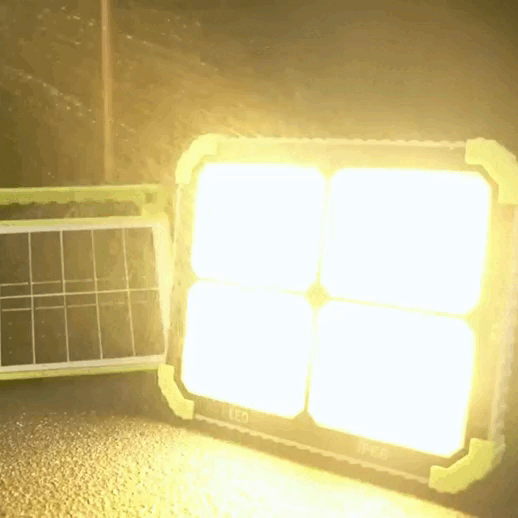 Trepied telescopic, H max 1,8m si  Proiector solar reincarcabil cu panou detasabil ,multiple functii,telecomanda [9]