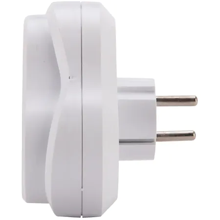 Triplu stecher 3 posturi YW-7356 contacte aliaj alama,cu împământare [2]