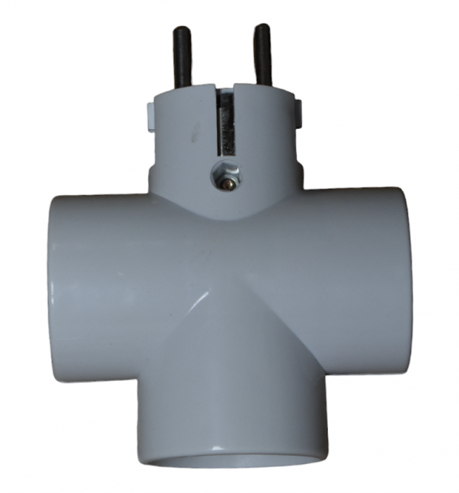 Triplu ștecher GOLIAT ,16 A,250 V , inele ceramice , alb [2]