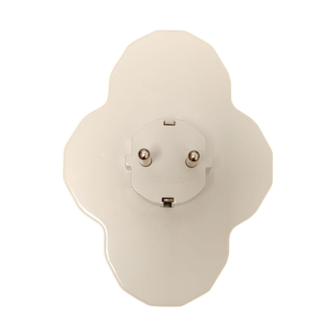 Triplu stecher  stea cu ceramica si impamantare 4 posturi [2]