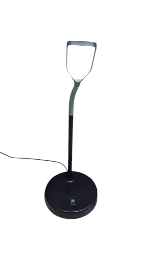 Veioza , Lampa de birou cu brat flexibil ,rotire la 360°,cu lumina alba, 5W, alimentare  la usb -neagra - Imagine produs en-gros [6]