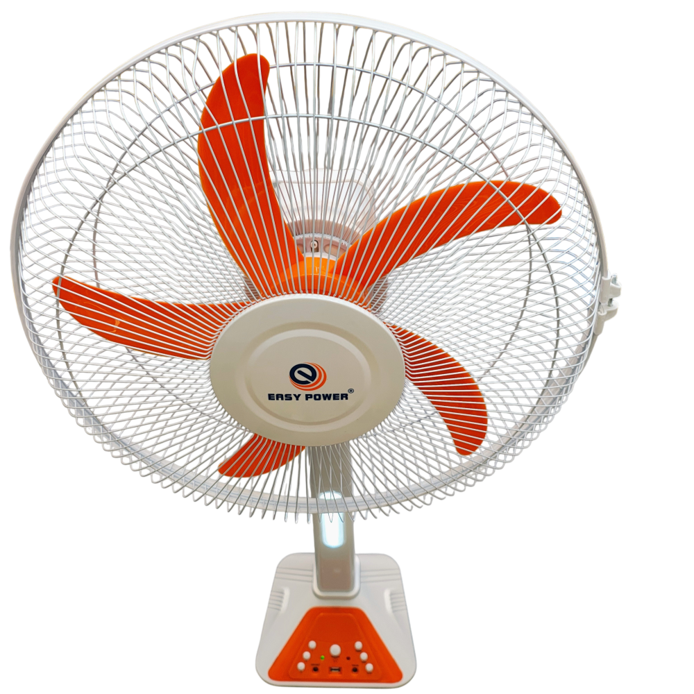 Ventilator cu Picior Reîncărcabil AC/DC 16 Inch 48W cu Telecomandă, Acumulator 12V 5Ah și LED Integrat ecoleduri [5]