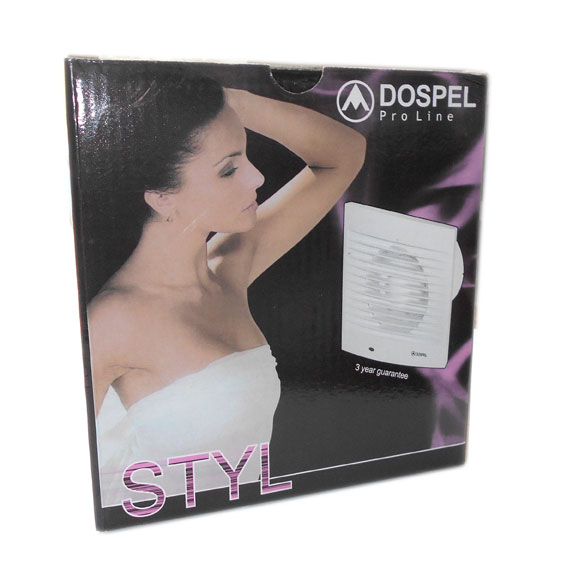 Ventilator de aerisire cu plasa de perete STYL 100 mm [2]