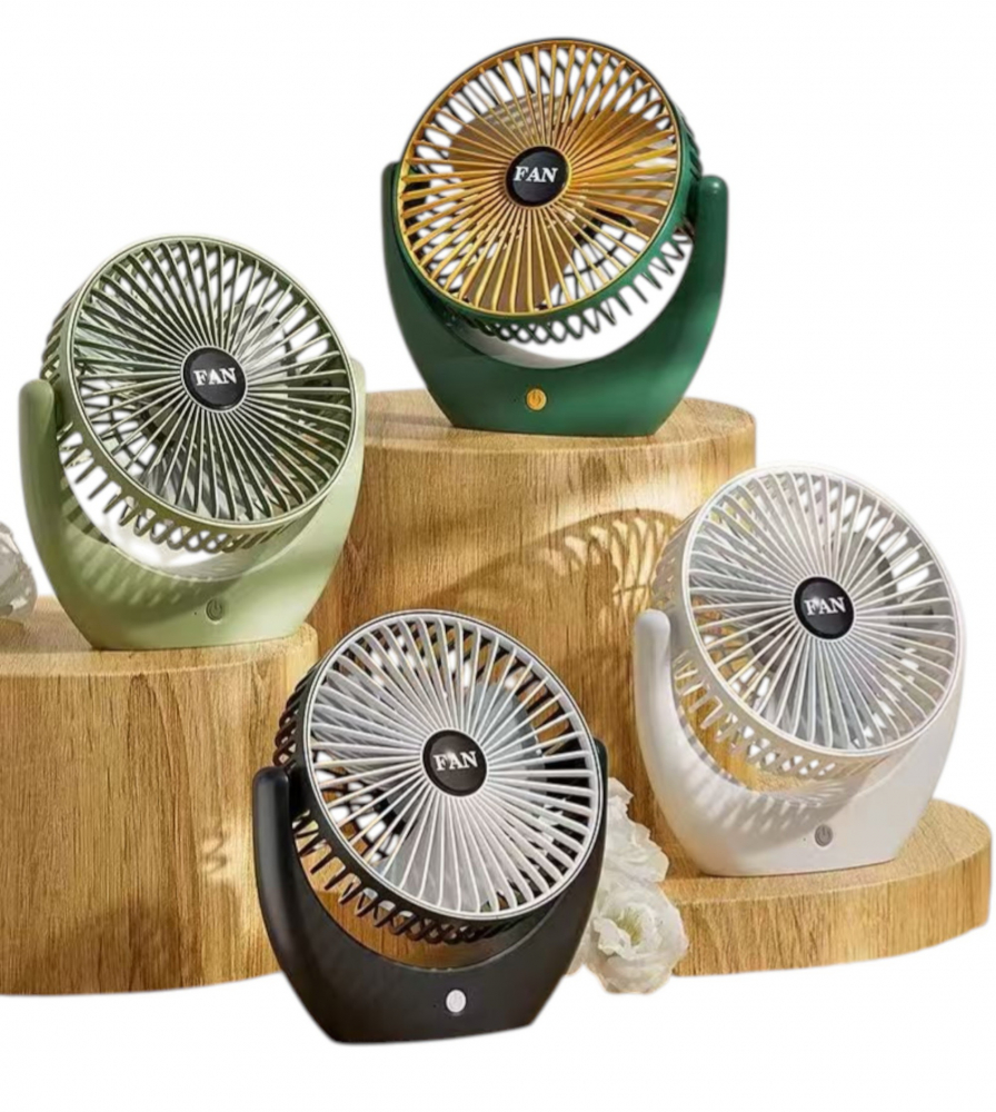 Ventilator Reîncărcabil FAN F05, 3 Viteze, USB-C, 5W [4]