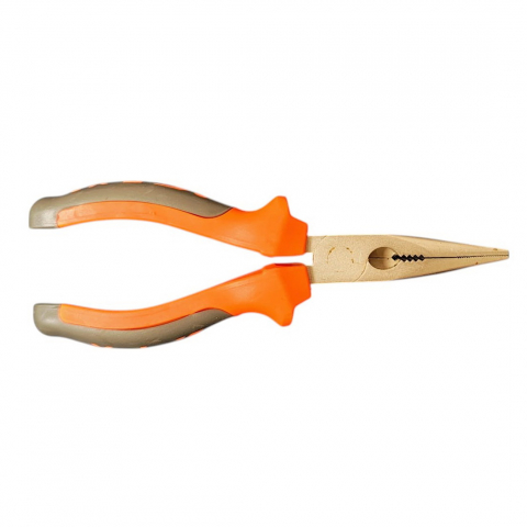 Unelte si Accesorii - Clește cu cioc ascuțit 6” (170 mm), ergonomic, portocaliu/gri