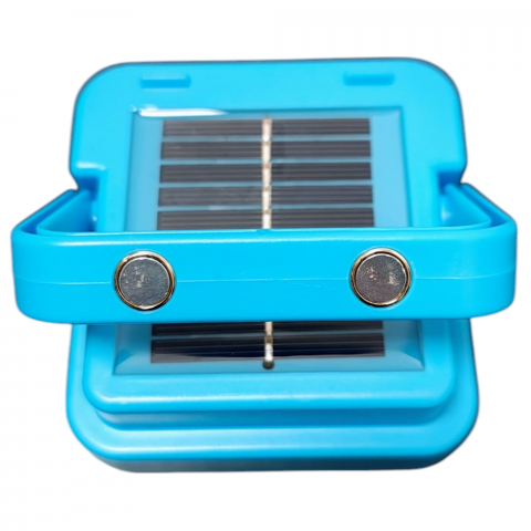 Lanterna solara portabila 5 moduri de luminare puternica cu suport magnetic, reincarcabila prin USB - Imagine produs en-gros [6]